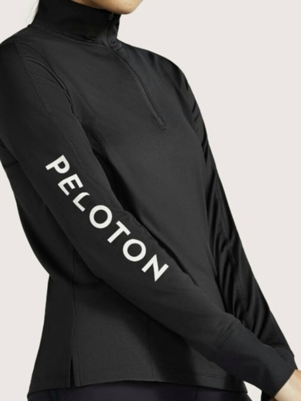 Peloton Warm Up 1/4 Zip Pullover Black XL